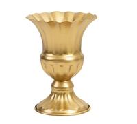 Generic Vintage Wrought Iron Flower Pot Vase, Decorative Wedding Arrangement Vase for Dried Flowers, Metal Plant Pot Suitable for Home and Garden Use