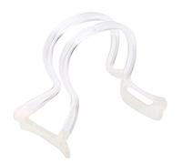 Generic Violin Bow Collimator, Straightness Corrector Teaching Tool with Imported Silicone Gripping Feet for 1/4 1/8 /10 Violin, Bowing Practice Guide for Beginners and Students (White)