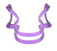 Generic Violin Bow Collimator, Straightness Corrector Teaching Tool with Imported Silicone Gripping Feet for 1/4 1/8 /10 Violin, Bowing Practice Guide for Beginners and Students (Purple)