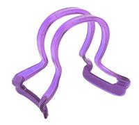 Generic Violin Bow Collimator, Straightness Corrector with Silicone Gripping Feet for 1/4 1/8 /10 Violin, Teaching Tool Training Accessory (Purple)