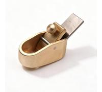 Generic Violin Crafting Plane Luthier Hand Mini Thumb with Solid Brass Body and Precision Adjustment for Shaving and Shaping Suitable for Instrument Building Repair, Original Color, 5 8mm Blade