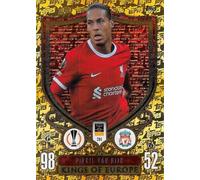 Generic Virgil Van Dijk UEFA Liverpool Football Club 2023 Match Attax Extra 2023 2024 1 Trading Card