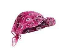 Generic Visor Bandana Beanie Hat, Hot Pink, Women's Sun Protection, Cancer Head Scarf, Golf Tennis, Outdoor