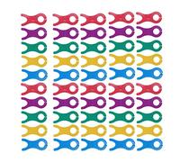 Generic Vivid Color Yarn Bobbins Spools - 50Pcs Durable Plastic for Easy Weaving Sewing Crafts and Projects