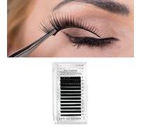 Generic Volume False Lashes, Auto Fan Eyelashes Black, Professional Salon, Dense Effect, Easy To Access for Beginners (0.3-0.6in Mix)