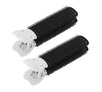 Generic Volumizing Hair Root Clip Stylish Hair Volumizing Roller Curler Clip for Fashionable Curls for Home Travel Portable ABS Material (Black)
