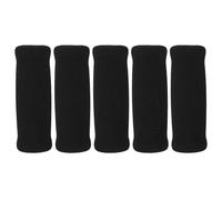 Generic Walking Cane Handle Grips Thickened Non- 5pcs Sponge for Elderly Black Easy to Install and Reduces Fatigue Cane Accessories Suitable for Daily Walking Support