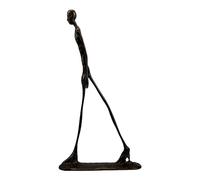 Generic Walking Man Statue Sculpture by Giacometti Real Bronze Replica Vintage