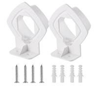 Generic Wall Mount Bracket for Velop Wifi, Durable ABS Design, Stabilizes Devices for Better Signal, White 3 Pack (2)