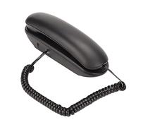 Generic Wall Mount Telephone Clear Sound Redial Mute Function for Office Hotel, ABS Material (Black)