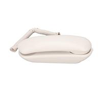 Generic Wall Mount Telephone Clear Sound Redial Mute Function for Office Hotel, ABS Material (White)