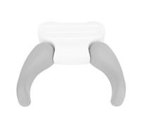 Generic Wall Mounted Baby Hug Bath Support Non Drill Anti Slip Plastic Baby Standing Support for Bathing Infants 9.3 X 11.2in (Grey)