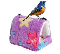 Generic Warm Bird Hammock - Plush Parrot Nest, Winter Snuggle, Bird Bed for Cage, Cozy Cave, Soft Hammock Shed, Perfect for Lovebirds, Budgies, Small Animals, Cold Weather