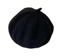Generic Warm Knitted Beanie Cap for Little Party Season, Black