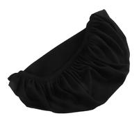 Generic Washable Elastic Toilet Lid Cover Pad Black Bathroom Toilet Seat Cushion Replacement Universal Lid Accessory for Home and Hotel Use