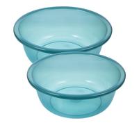 Generic Washbasin for face Cleansing Plastic Large Capacity 2pcs Basin for Home and Salon Foot Bath and Clothes Washing 10.24X7.87X3.94 inch