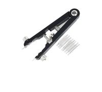 Generic Watch Repair Pliers Removal Tool Spring Bar Pliers Strap Adjuster Pin Remover Precision Aluminum Alloy Build with Adjustable V Shaped Fork and 8 Piece, Black