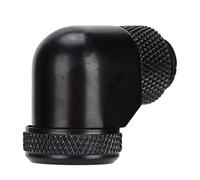 Generic Water Cooling Fittings Anti-Dropping Hard Tube Connector for Computer WaterCooled Systems 360 Degree Rotating G1/4 Fitting for PC Water Cooling Applications (Black)