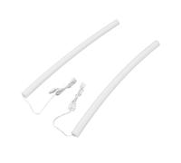 Generic Water Cooling Tube Sleeve High Density Soft Lighting Sync for Computer 2PCS Silicone ARGB Tube Sleeve 35 Beads 360 Degree Panoramic Soft Lighting Sync Water Cooler Tubing for Cooling