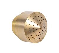 Generic Water Fountain Nozzle Brass Column 1/4''1/2''3/4''1''3/2''2'' Sprinkle Spray Head for Garden Pond Bring Beautiful Visual Effects (2 in)