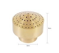 Generic Water Fountain Nozzle Brass Column 1/4''1/2''3/4''1''3/2''2'' Sprinkle Spray Head for Garden Pond Bring Beautiful Visual Effects (1.5 Inch)