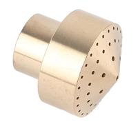Generic Water Fountain Nozzle Sprinkle Spray Head 1/4''1/2''3/4''1''3/2''2'' Brass Column for Garden Pond Bring Beautiful Visual Effects (1/4 17.5-18cm Head Circumference)