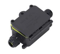 Generic Water Proof Junction Box Durable PA66 Plastic 2 Way Electrical Box for Outdoor - IP68 Rated