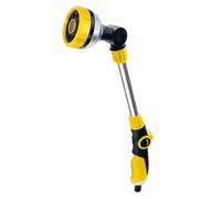 Generic Watering Lance Yellow Long Handle Multi Purpose Spray Lance Watering Lance for Garden Hose with High Pressure for Car Washing Lawn Plant Irrigation