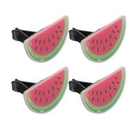 Generic Watermelon for 4pcs with Car Air Clips Freshener Clip-on Design and Easy Installation Acrylic Cute Decorations Vent Auto Interior