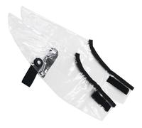 Generic Waterproof Barber Shoe Covers 2pcs Large Size Hairdresser Shoes Protector for Salon Haircut Anti-Hair Anti-Wear Cloak