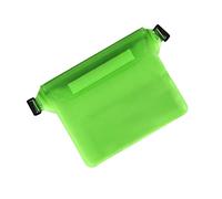 Generic Waterproof Clear Shoulder Bag with Adjustable Shoulder Strap, Clear Handbag, Boating, Kayaking and Swimming, Green