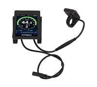 Generic Waterproof Electric Bike Display Meter 860C with Adjustable Backlight and Large Fonts for Mountain Biking Made of Tempered Glass