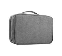 Generic Waterproof Toiletry Bag with Wet/Dry Separation with Hanging Hook, Portable Cosmetics Organizer Made with Sturdy Imitation Cation and Pu Glue for Traveling and Long Journeys