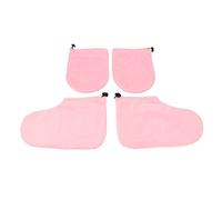 Generic Wax Treatment Gloves Booties Comfortable Lint Material for Spa and DIY Skin Care, 2 Pieces Set