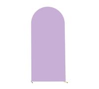 Generic Wedding Arch Cover Elastic Stretchy U Shaped for Wedding Backdrop Kit Decoration Lightweight Portable 4ft 5ft 6ft (Purple)