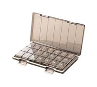 Generic Weekly Pill Container, for 3 Daily Pills, Ideal for Travel and Office Use, Coffee