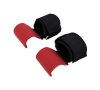 Generic Weightlifting Booster Hook Durable and Comfortable Grips for Pull Ups and Strength Training Adjustable Fit 2 Pieces (Red)