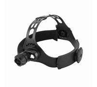 Generic Welder Headband Durable Adjustable with Humanized Knob Design for Solar Auto Darkening Welding Masks High Strength ABS for Professional Welders (Black)