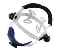 Generic Welding Headband Sturdy Adjustable Soft Sponge Built in for Auto Darkening Solar Welding Helmets ABS Material for Industrial Use (White)