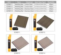 Generic Welding Rods, Plastic Welding Rods Sticks Holder Electrode Holder for Safer, Carbon Steel Stick Electrodes (Carbon Steel & 3.2x350mm & 50pcs)