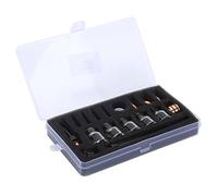 Generic Welding Torch Accessories Kit Durable Glass Nozzle 2mm Thickness for WP9/20 Welding Gun, Complete Set of Consumables