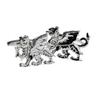 Generic Welsh Dragon Cufflinks in a Personalised Engraved Cufflink Box