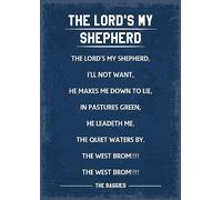 Generic West Bromwich Albion / West Brom Fans Song Art Print. A4 Size