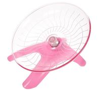 Generic Wheel Dwarf Silent Hamsters for Hamster Exercise, Safe Plastic and Steel Jogging Toy Small Running Random Random Color Chinchillas Pet Animal Indoor Use