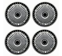 Generic Wheel Hub Cover Hubcap Spoke Pattern Car Wheel Protector Dust Suitable For Daily Driving Street Parking Outdoor Use, Silver
