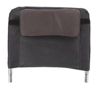 Generic Wheelchair Headrest Neck Support Pillow with Mesh Cover High Carbon Steel Frame Comfortable Sponge Padding Easy Installation Replacement for Wheelchair and Deck Chair Users