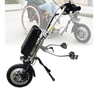 Generic Wheelchair Pull Device, with 3 Speed Adjustment and Disc Brake, Maximum Load Capacity 110 kg, for Homes, Hospitals, and Emergency Centers(A)