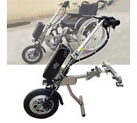 Generic Wheelchair Traction Device 500W Electric Handcycle Attachment, 3 Speed, Silver Metal & Plastic, Type A/B, 48V 15/17Ah Battery, 60km Range