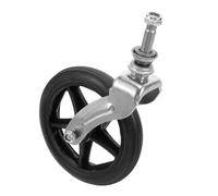 Generic Wheels Improved Replacement Brackets Wheel Wheelchair Front with Steel Tube and Rubber Material Traction and Smooth Rotation for Caster Wheel Assembly Users