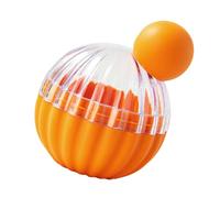 Generic Whiskey Ice Ball Maker Unique Design Fast Freezing Versatile Use for Drinks People Who Love Cocktails and Whiskey Food Grade Silicone (Orange)